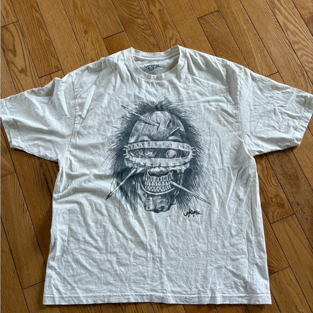 Travis Scott White Graphic Tee